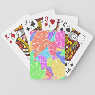 Fruity Tutti Colourful Fruit Slices Playing Cards