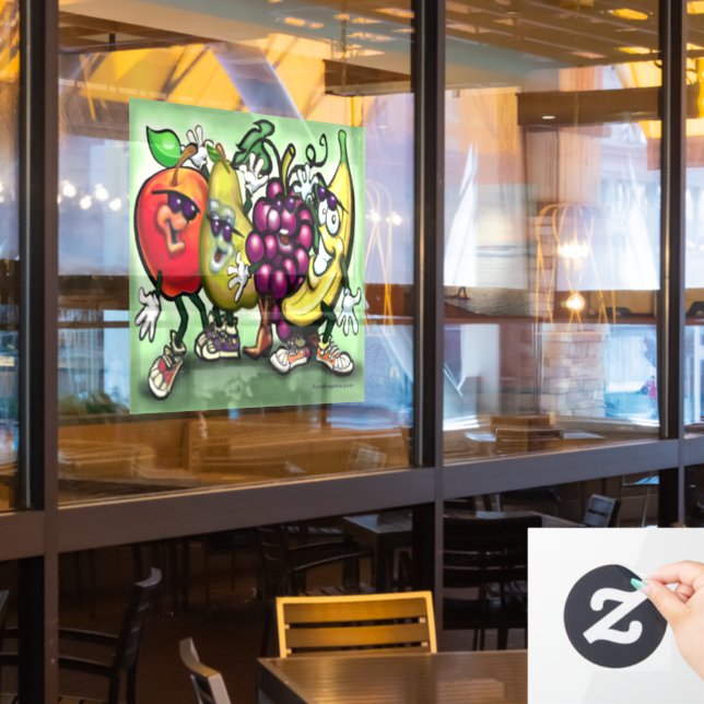  Fruity Window Cling (Restaurant Window)