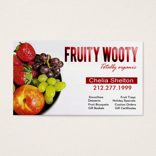 Fruity Wooty Totally Organic Fruit Desserts (Front)