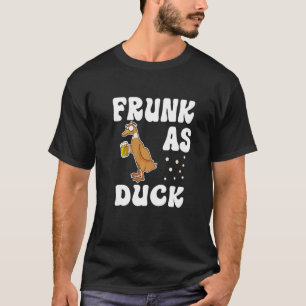 Frunk As Duck Rubber Duck Drinking Meme Humor 2 T-Shirt