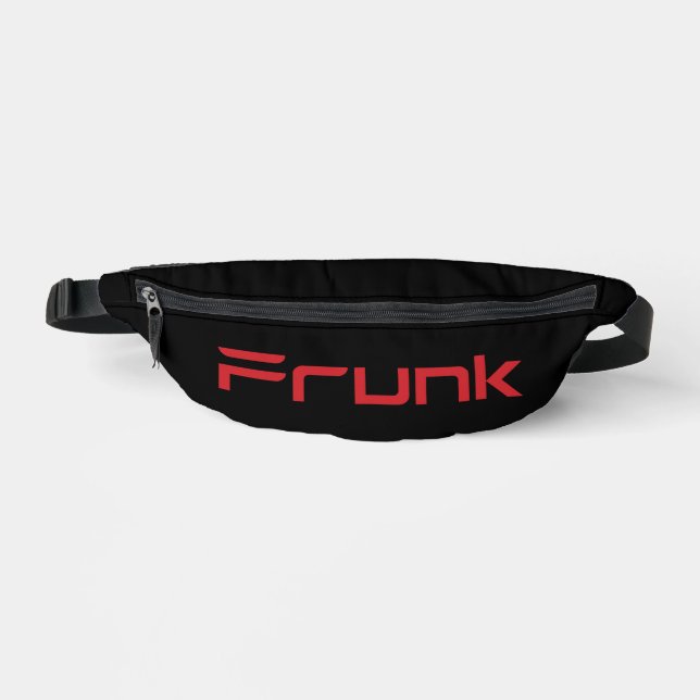Frunk fantastic #humanfrunk font inspired by tesla bum bags (Front)
