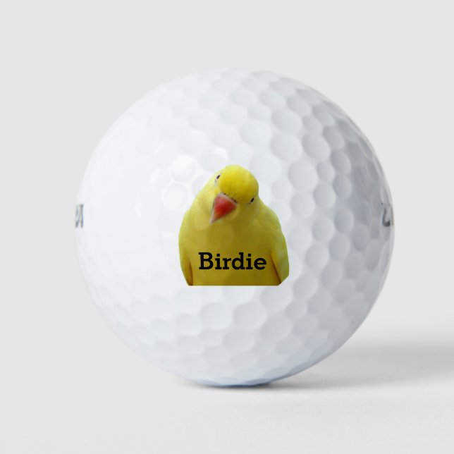 Frustrated Birdie Golf Balls (Front)