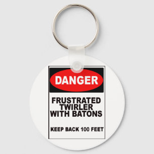 Frustrated Twirler Key Ring