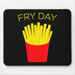Fry Day, French Fries, Tgif Thank God Its Friday Mouse Pad