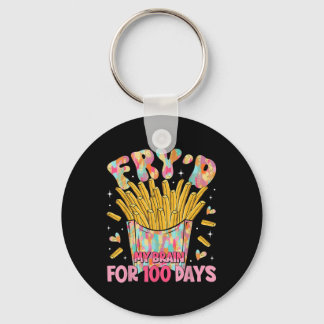 Fryd My Brain For 100 Days Teacher Kids 100th Day  Key Ring