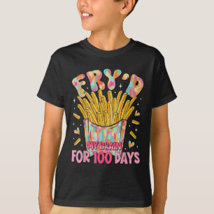 Fryd My Brain For 100 Days Teacher Kids 100th Day T-Shirt