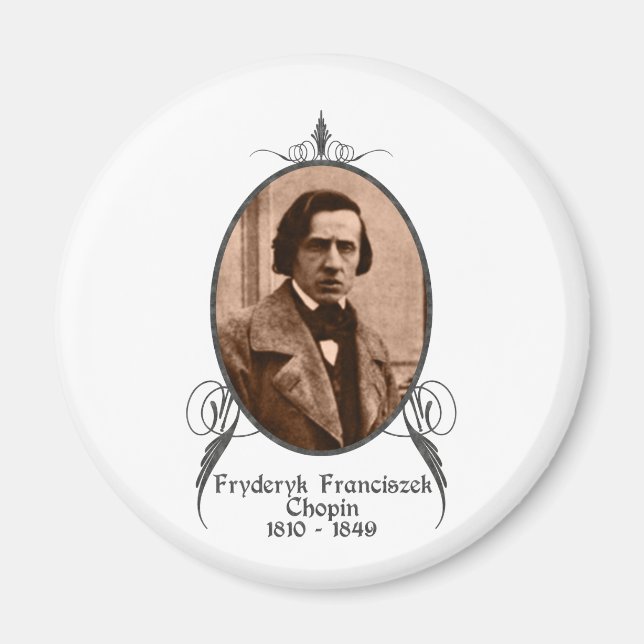 Fryderyk Chopin Magnet (Front)