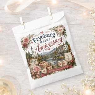 Fryeburg Maine Anniversary Favour Bag