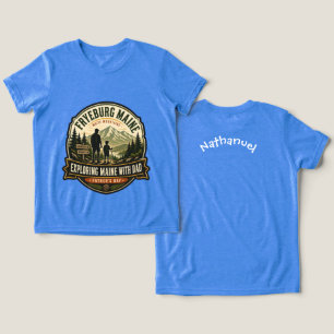 Fryeburg Maine Father’s Day Exploring Maine Tri-Blend Shirt