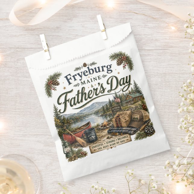 Fryeburg Maine Father’s Day Favour Bag (Clipped)