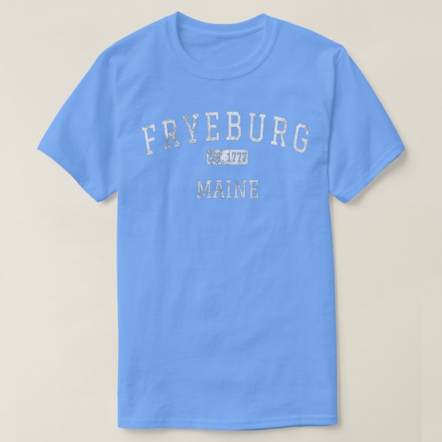 Fryeburg Maine ME Vintage  T-Shirt (Design Front)