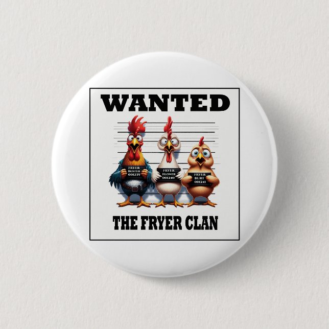 Fryer Clan 6 Cm Round Badge (Front)