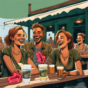 Frye's Leap Glass Cup