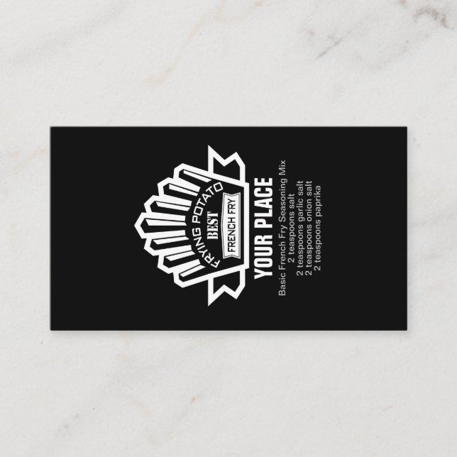 Frying Potato Business Card (Front)