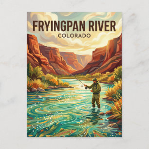 Fryingpan River USA Postcard
