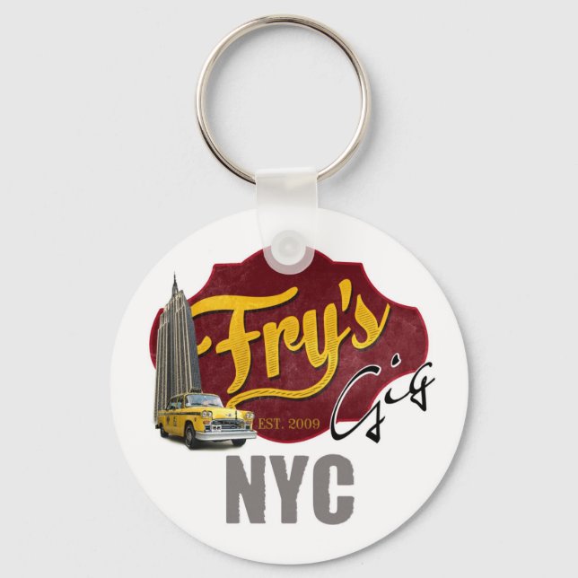 Fry's Gig NYC Keychain (Front)