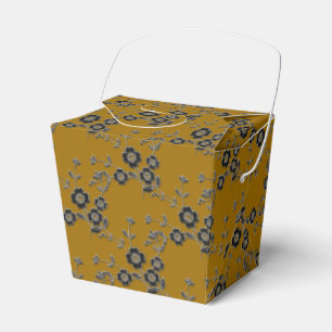 FS Style 1-Silver-Gold 1-FAVOR BOXES, take out Favour Box