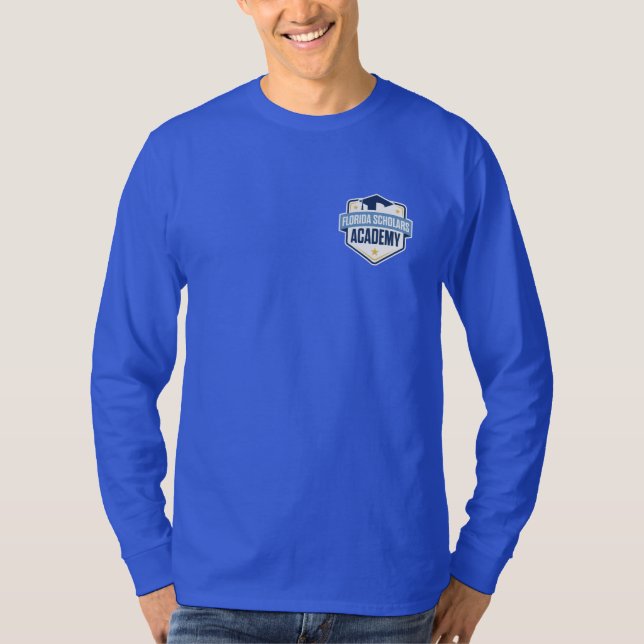 FSA Men's/Unisex Long-Sleeve Shirt (Blue) (Front)