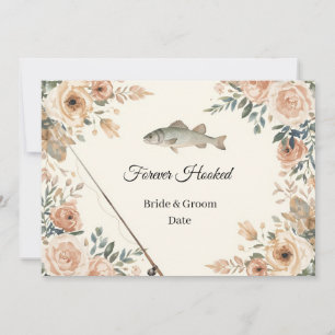 Fshing Wedding save the date Invitation