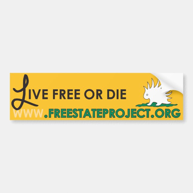 FSP Bumper Sticker - Live Free or Die (Front)