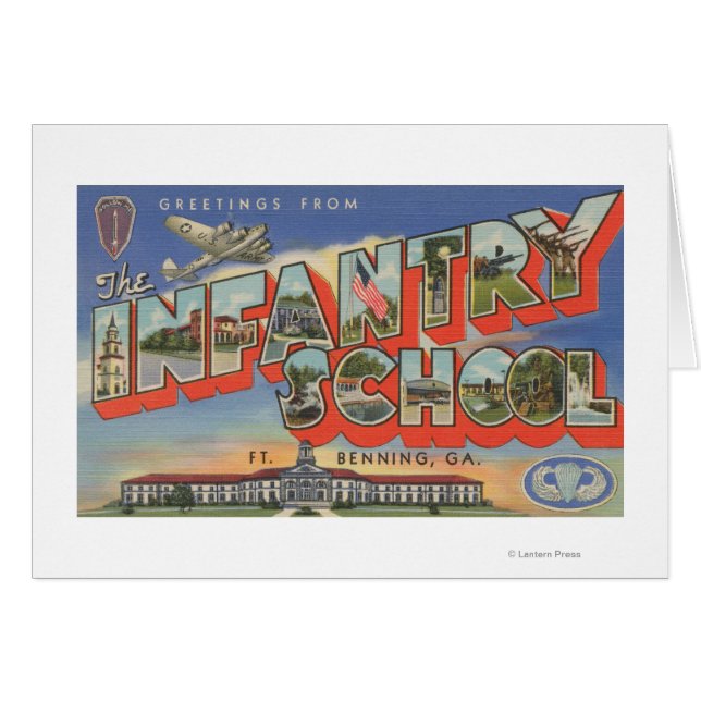 Ft. Benning, Georgia - Infantry School (Front Horizontal)
