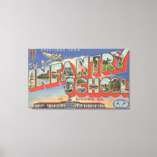 Ft. Benning, Georgia - Infantry School Canvas Print