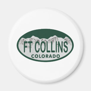 Ft Collins license oval Magnet