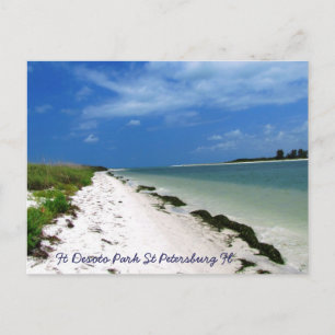 Ft Desoto St Petersburg Fl Postcard