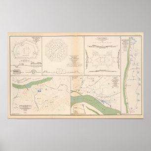 Ft Donelson, Memphis, Nashville Poster