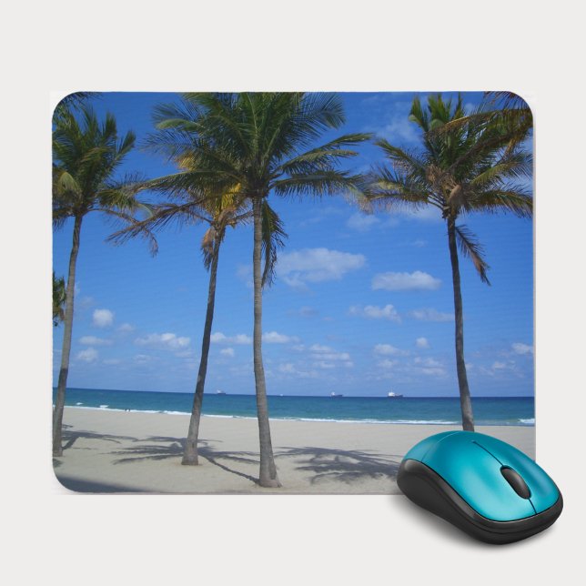 Ft Lauderdale Beach - Florida Palm Trees Mouse Pad (Creator Uploaded)