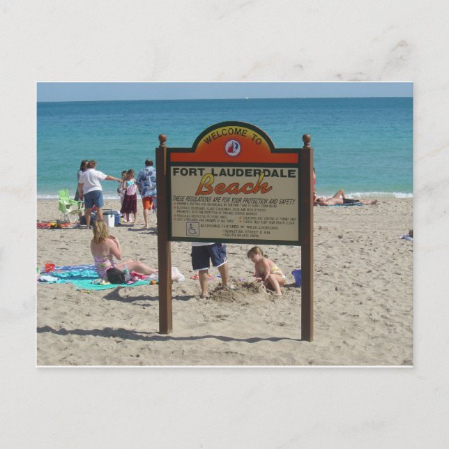 Ft Lauderdale Beach Postcard (Front)