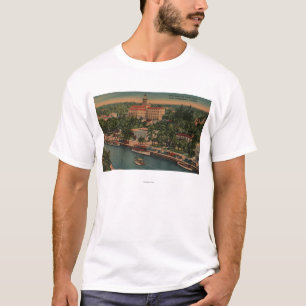 Ft. Lauderdale, FL - View of New River & Court T-Shirt