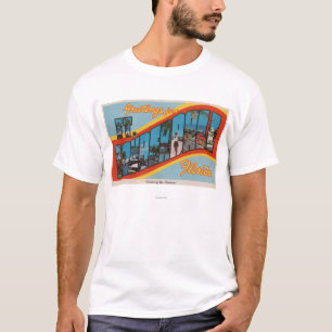 Ft. Lauderdale, Florida - Large Letter Scenes 2 T-Shirt