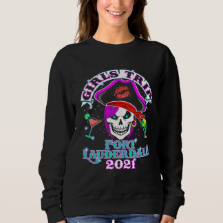 Ft Lauderdale Girls Trip 2021 Bachelorette Party V Sweatshirt