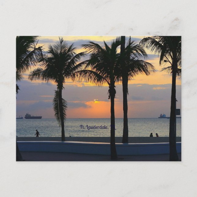 Ft. Lauderdale Sunrise Postcard (Front)