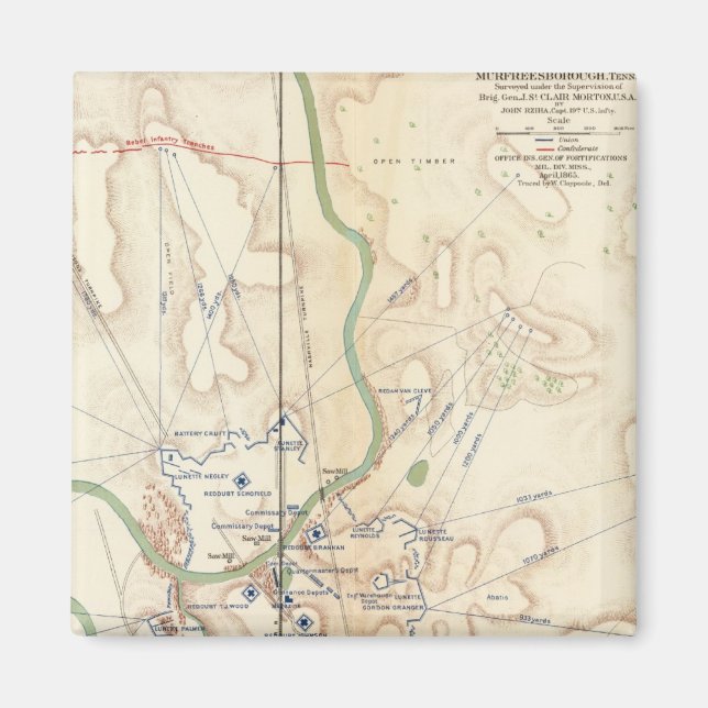 Ft Rosecrans, Tenn Magnet (Front)