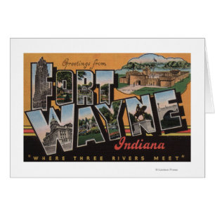 Ft. Wayne, Indiana - Large Letter Scenes