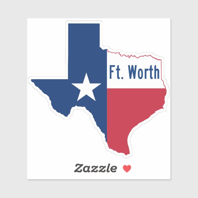 Ft. Worth Texas Flag (Sheet)