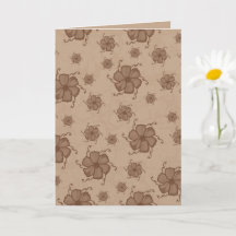 FTF Monochrome 5x7 Blank Card in Earth Tones