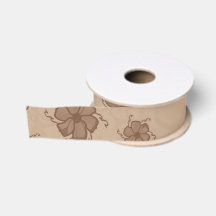 FTF Monochrome Grosgrain Ribbon in Earth Tones
