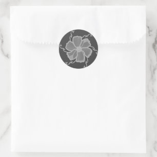 FTF Monochrome Stickers in Light Grayscale