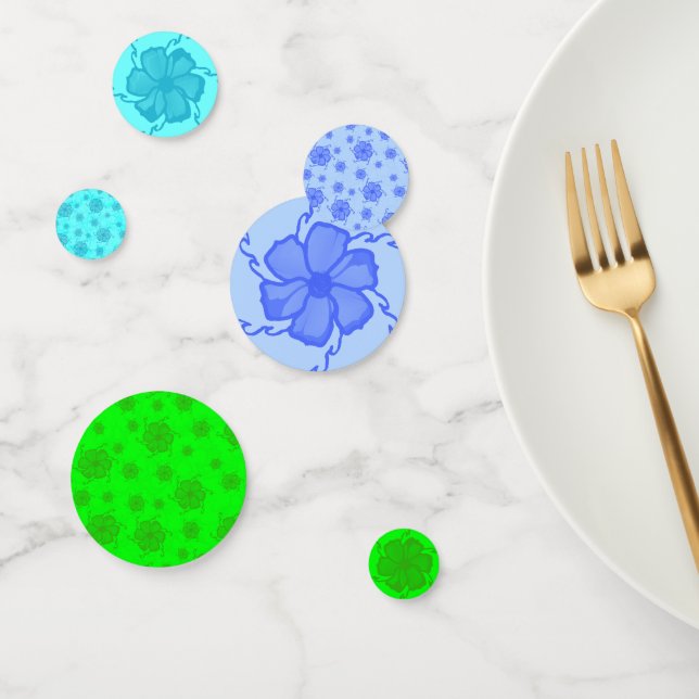 FTF Party Confetti Green Blue Teal (Group)
