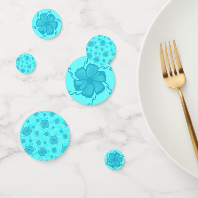 FTF Party Confetti in Teal (Group)
