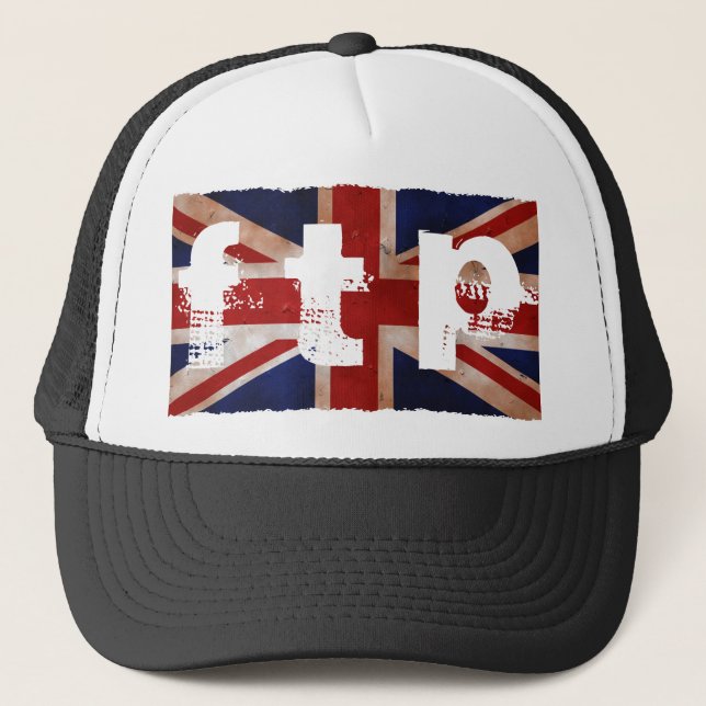 FTP Union Jack  Trucker Hat (Front)
