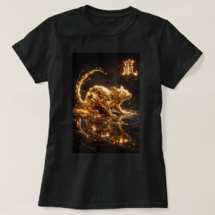 Fu Chinese Zodiac Year of the Rat 0046467 T-Shirt
