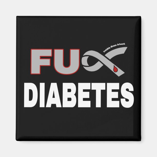 FU Diabetes Magnet (Front)