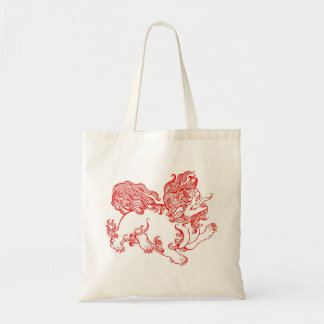 Fu Dog, Foo Dog Tote Bag