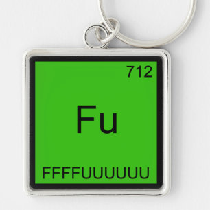 Fu - FFFFUUUUUUU Funny Element Meme Chemistry Tee Key Ring