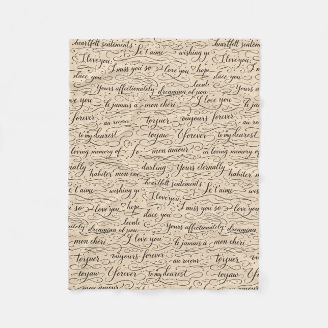 Fu Luck and Happiness 0046228 Fleece Blanket (Front)