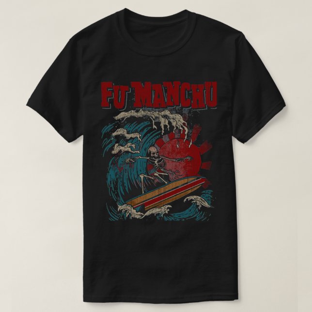 Fu Manchu band rock star slayer band Fu Manchu Fu  T-Shirt (Design Front)